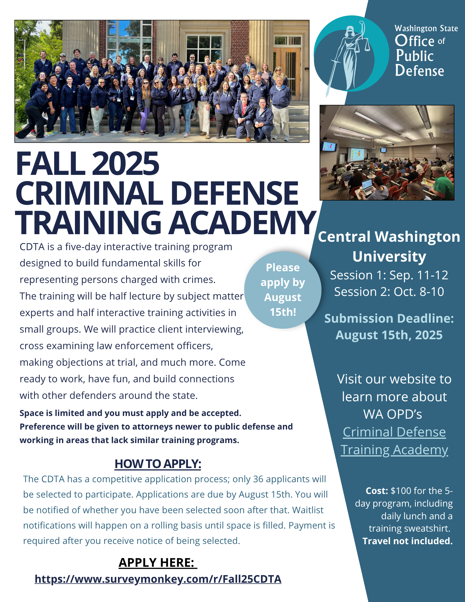 PNG of 2025 Fall CDTA Flyer
